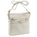 Parinda 11277 CLARICE II (Sand) Multi Belt Adorned Vertical Crossbody